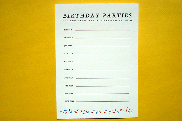 Birthday Parties